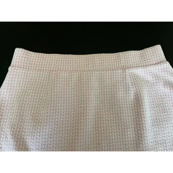 Ann Taylor Loft Petites Light Pink and White Preppy Skirt SizeM - Picture 8 of 10